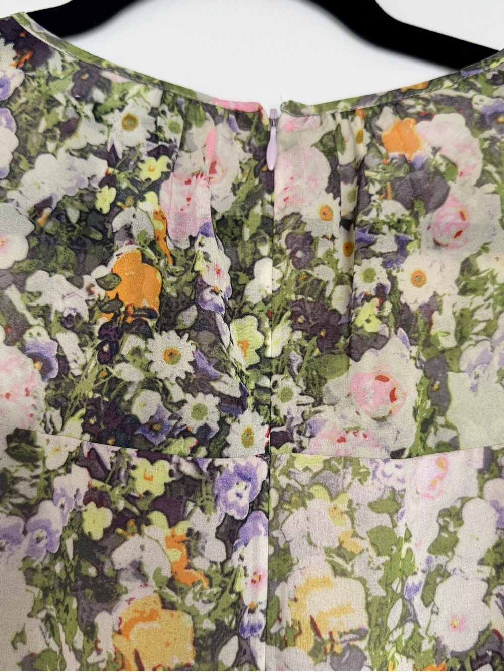 Vintage MADEWELL Maxi Dress Rare Watercolor Floral Garden Botanical Size 12 NWT - Picture 6 of 15